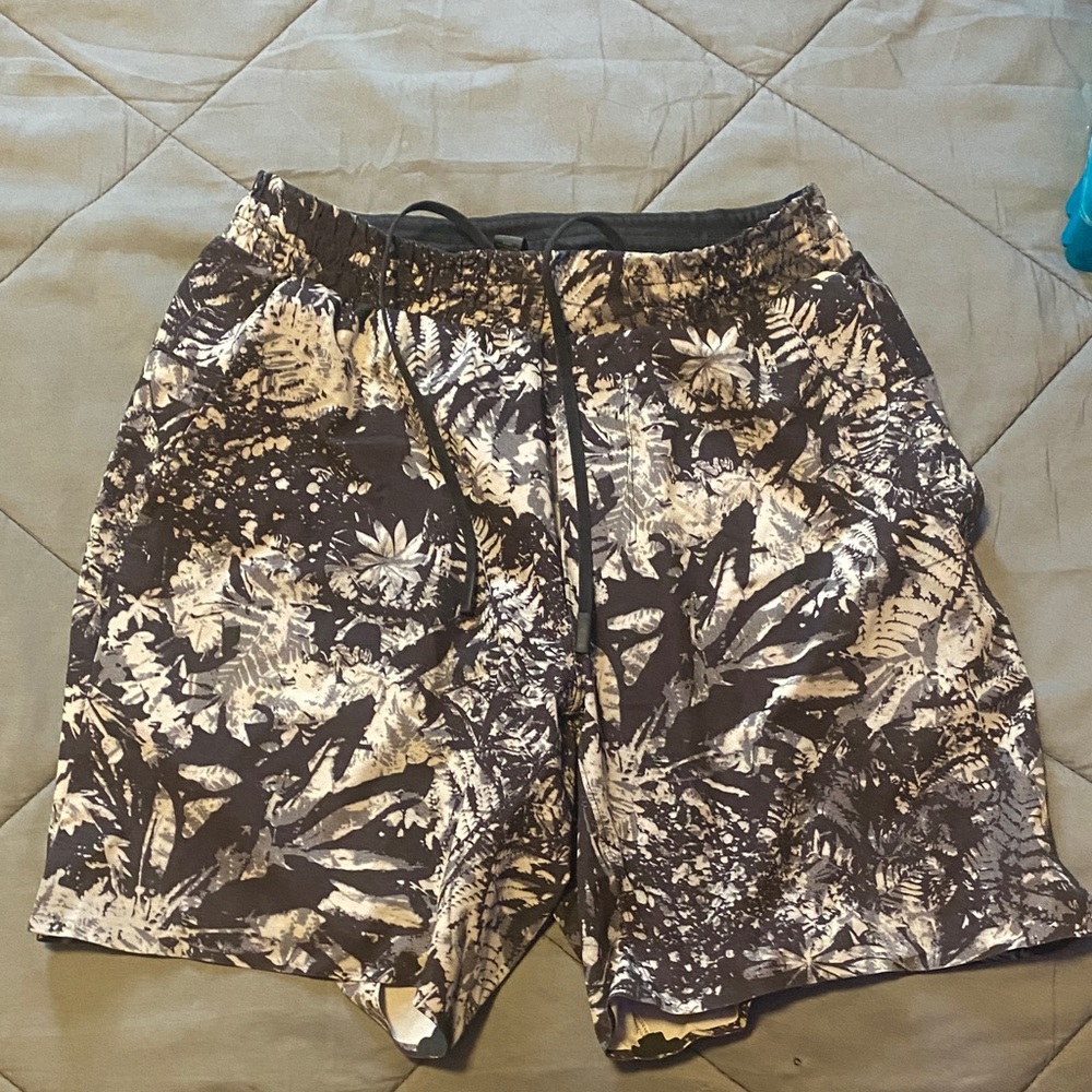 lululemon athletica Black and White Athletic Shorts